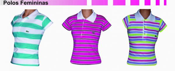 gola polo feminina